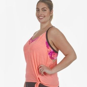 NWT 2-In-1 Tankini / Workout Top 1X